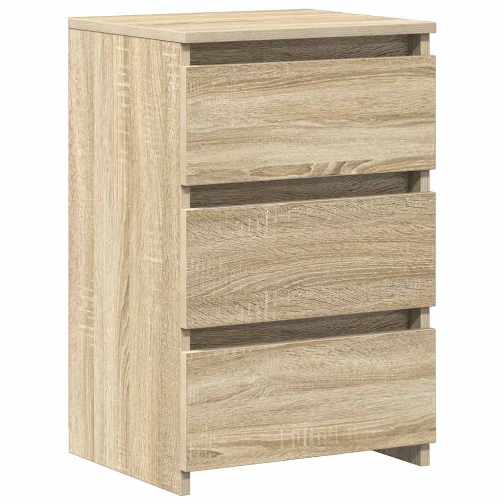 Tables de chevet 2pcs chêne sonoma 40x35x62,5cm bois ingénierie - XIOS