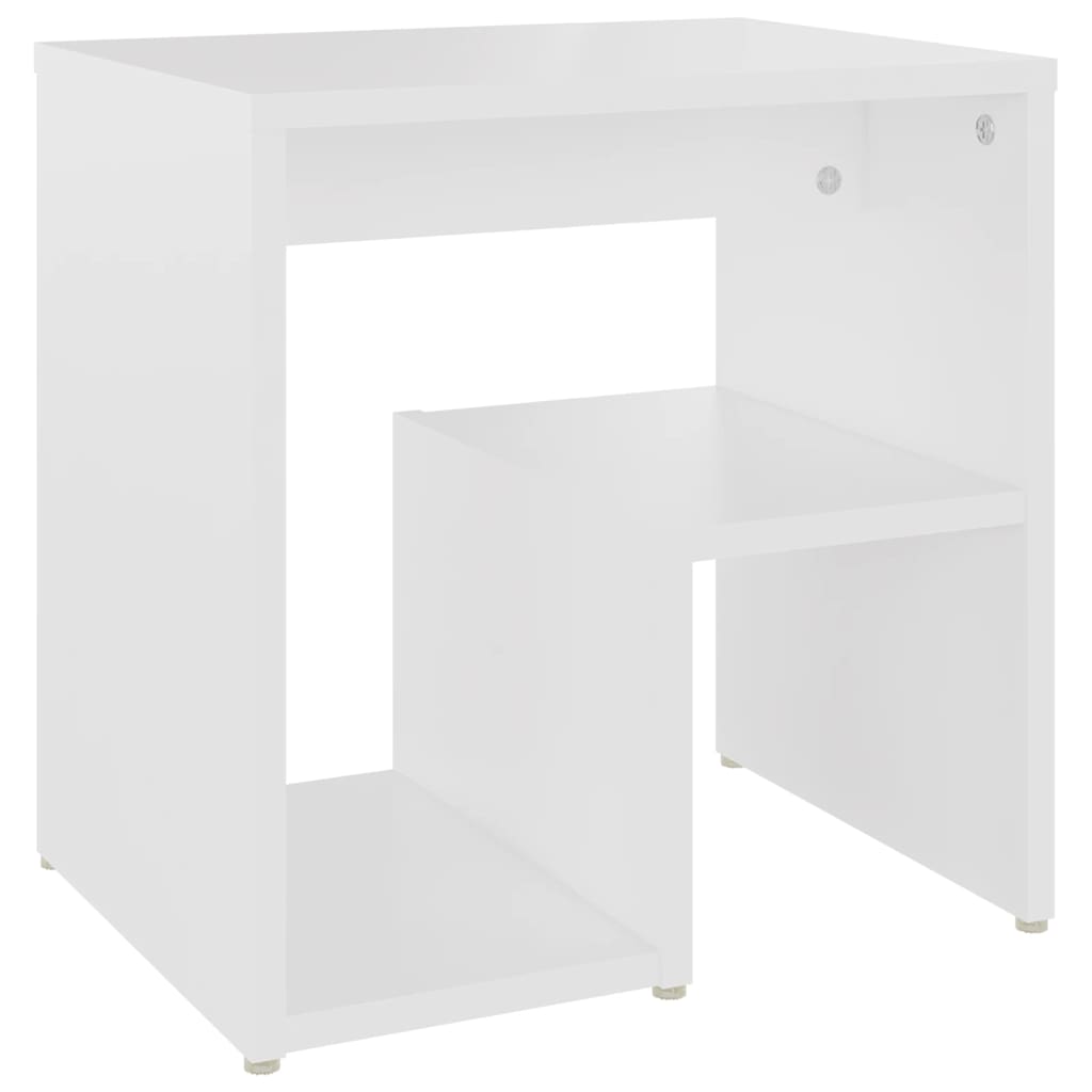 Tables de chevet 2 pcs blanc 40x30x40 cm bois d'ingénierie - XIOS