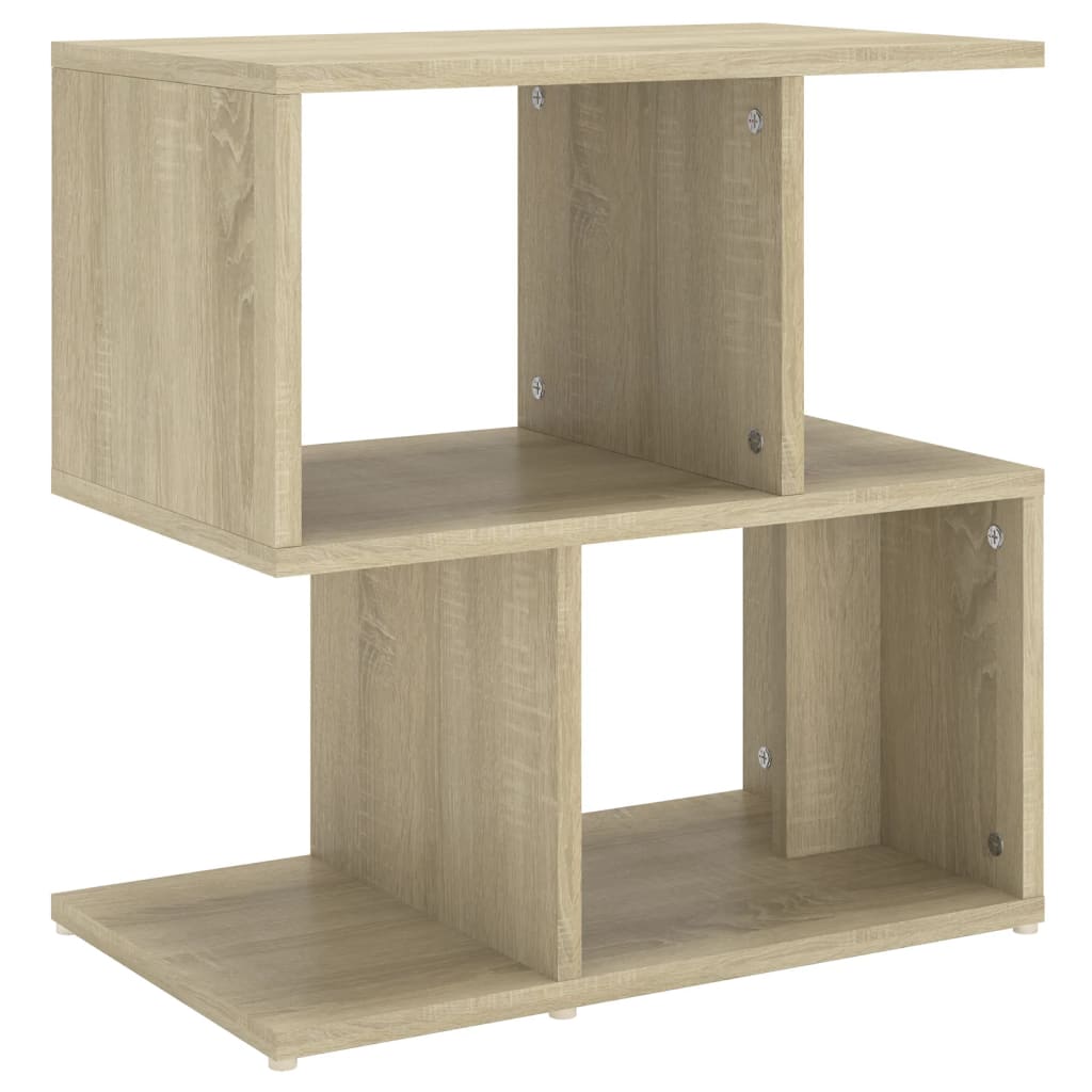 Table de chevet chêne sonoma 50x30x51,5 cm bois d'ingénierie - XIOS