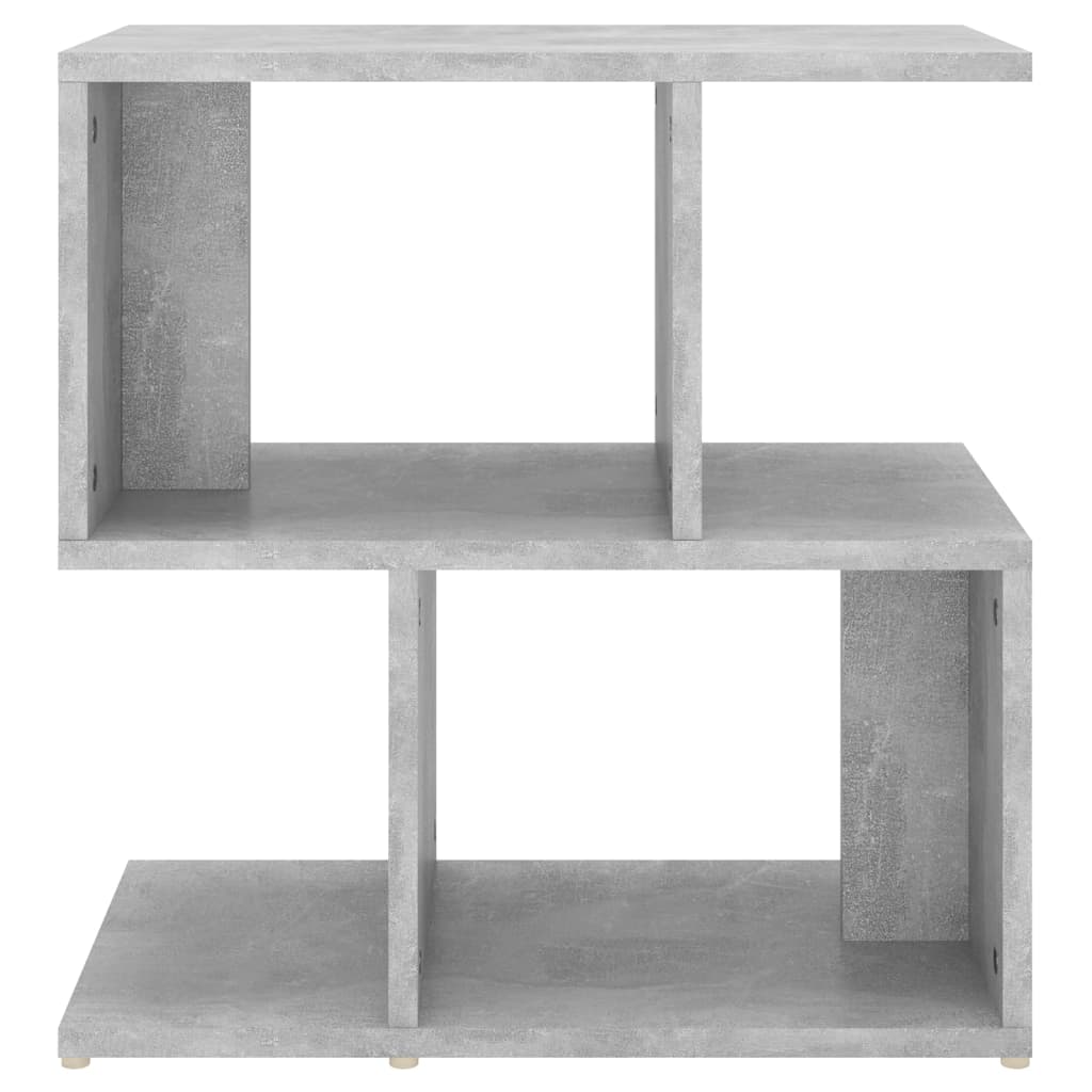 Table de chevet gris béton 50x30x51,5 cm bois d'ingénierie - XIOS