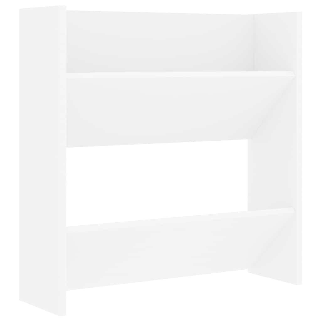 Armoires à chaussures murales 4 pcs blanc bois d'ingénierie - XIOS