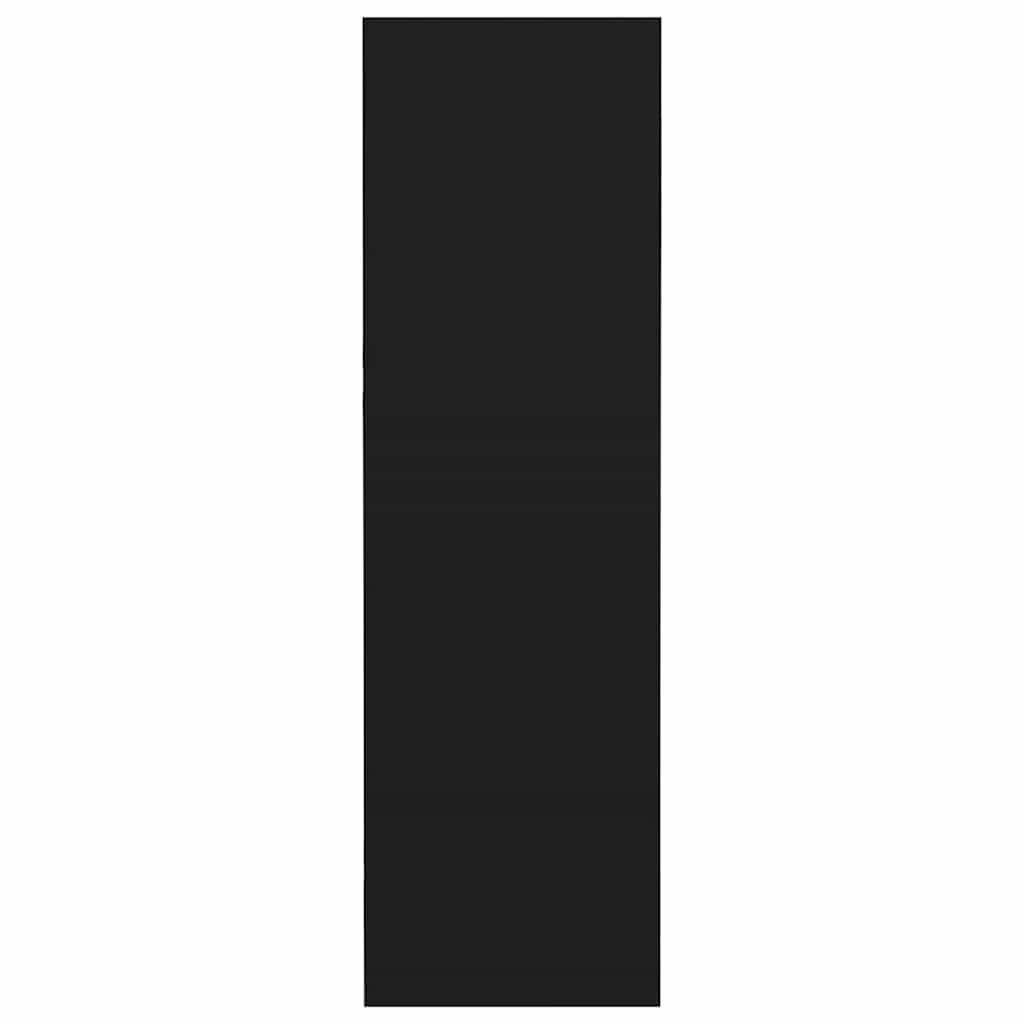 Armoire à chaussures murale noir 60x18x60 cm bois d'ingénierie - XIOS