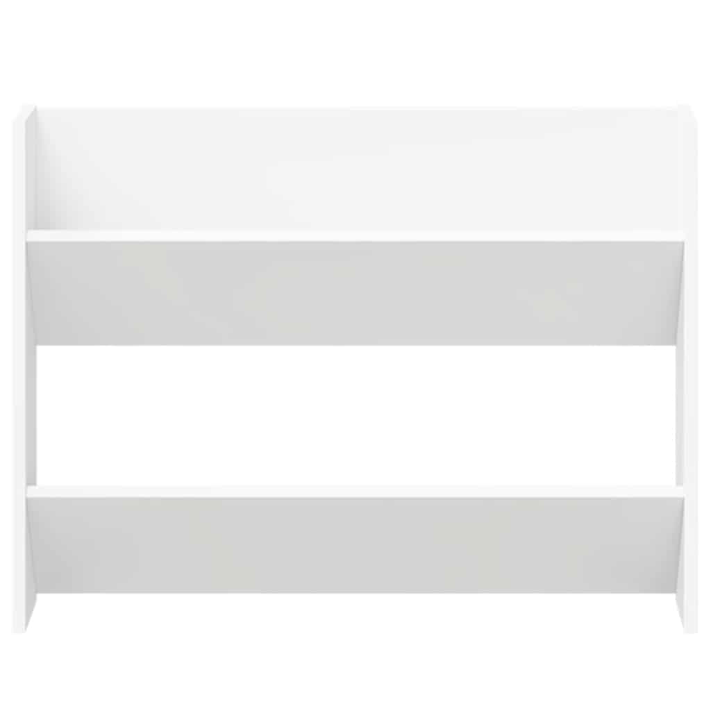 Armoires à chaussures murales 2 pcs Blanc 80x18x60 cm Aggloméré