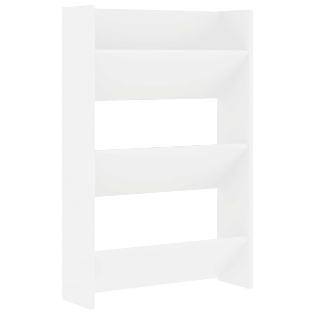 Armoire à chaussures murale Blanc 60x18x90 cm Aggloméré - XIOS