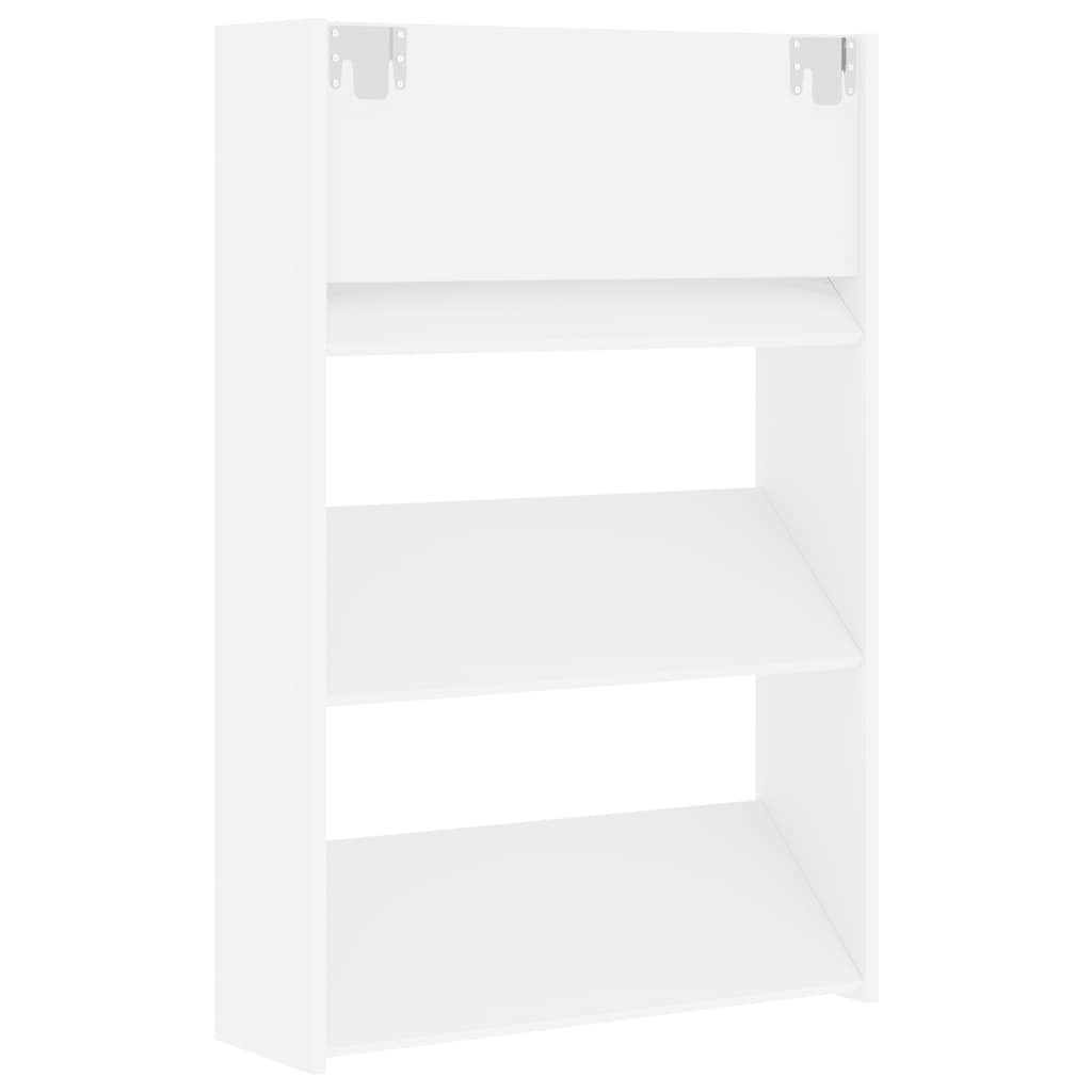 Armoire à chaussures murale Blanc 60x18x90 cm Aggloméré - XIOS