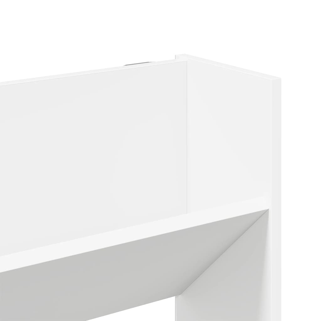 Armoires à chaussures murales 2 pcs Blanc 80x18x90 cm Aggloméré - XIOS