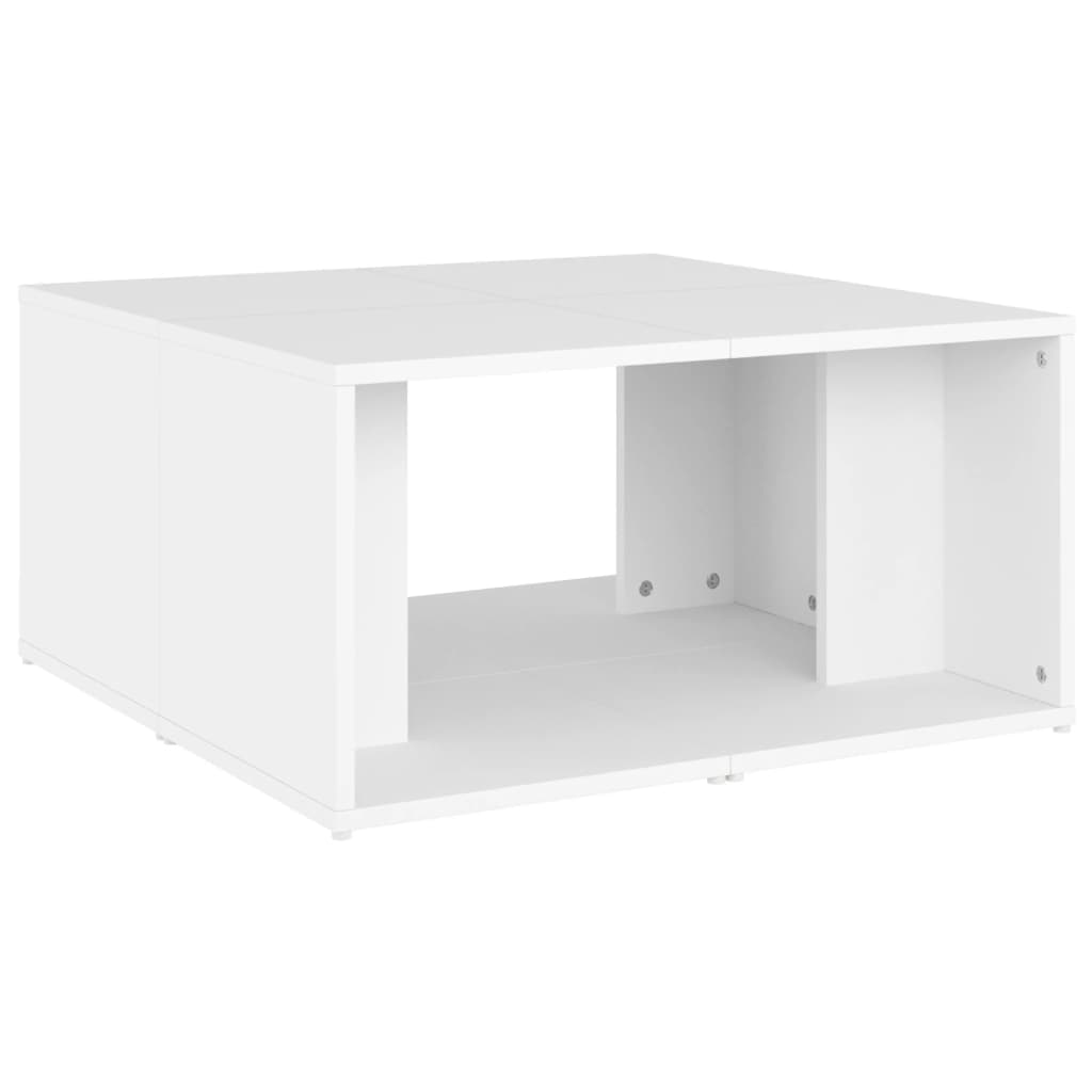 Tables basses 4 pcs blanc 33x33x33 cm bois d'ingénierie - XIOS