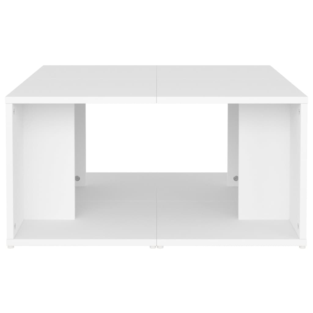 Tables basses 4 pcs blanc 33x33x33 cm bois d'ingénierie - XIOS