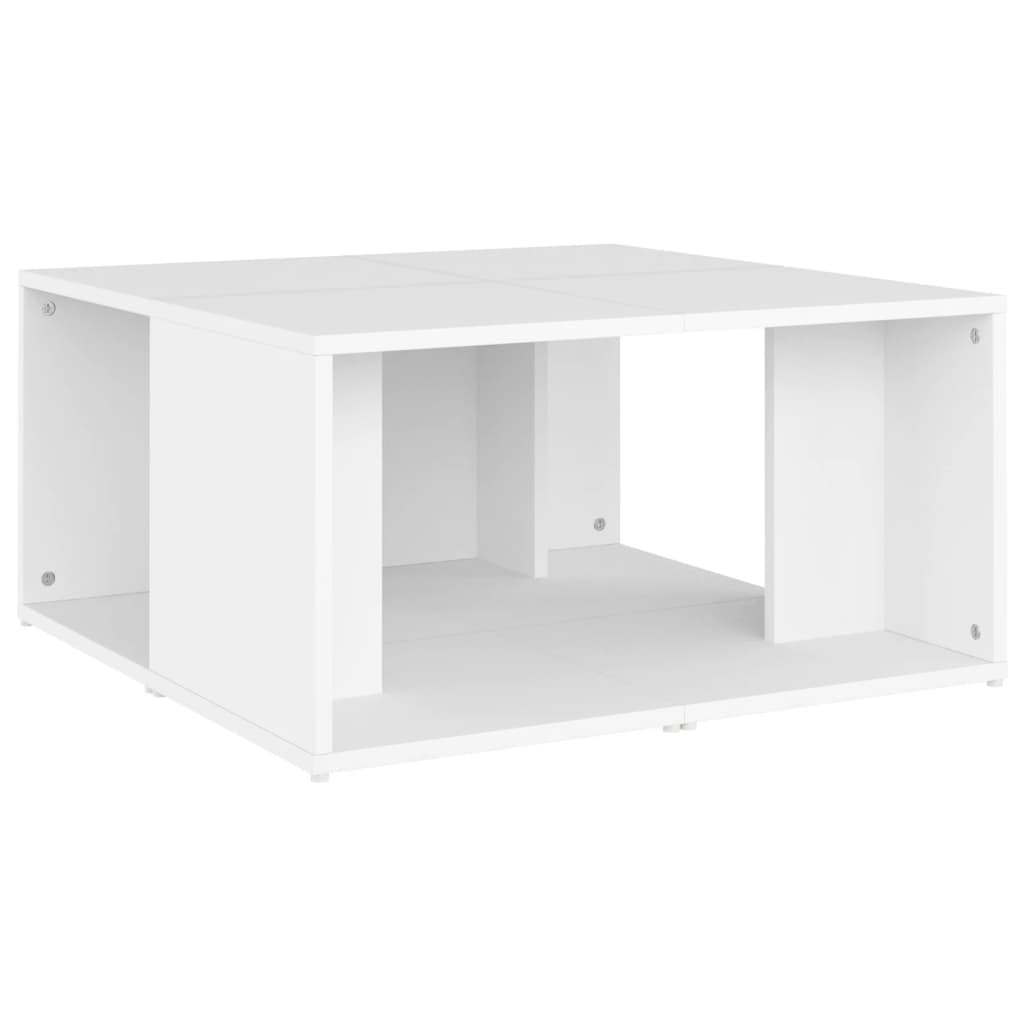 Tables basses 4 pcs blanc 33x33x33 cm bois d'ingénierie - XIOS