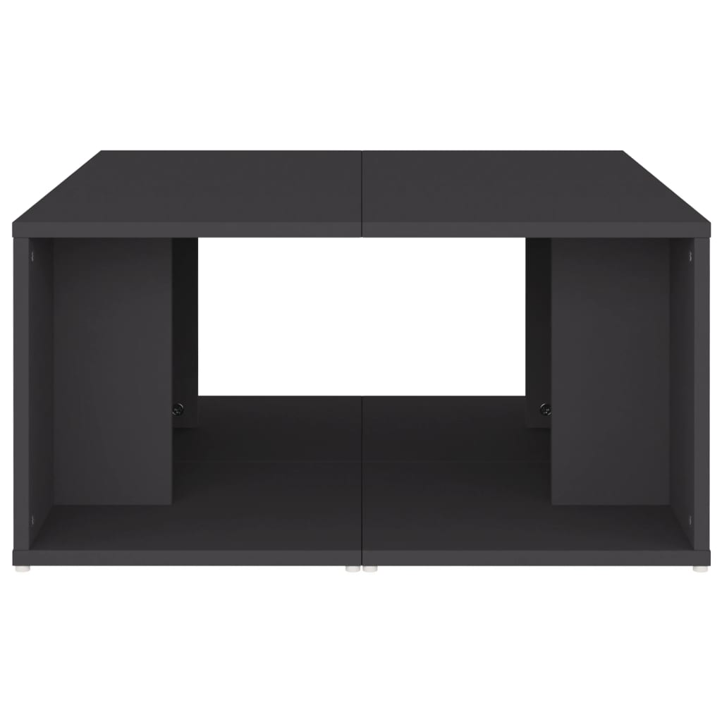 Tables basses 4 pcs gris 33x33x33 cm bois d'ingénierie - XIOS