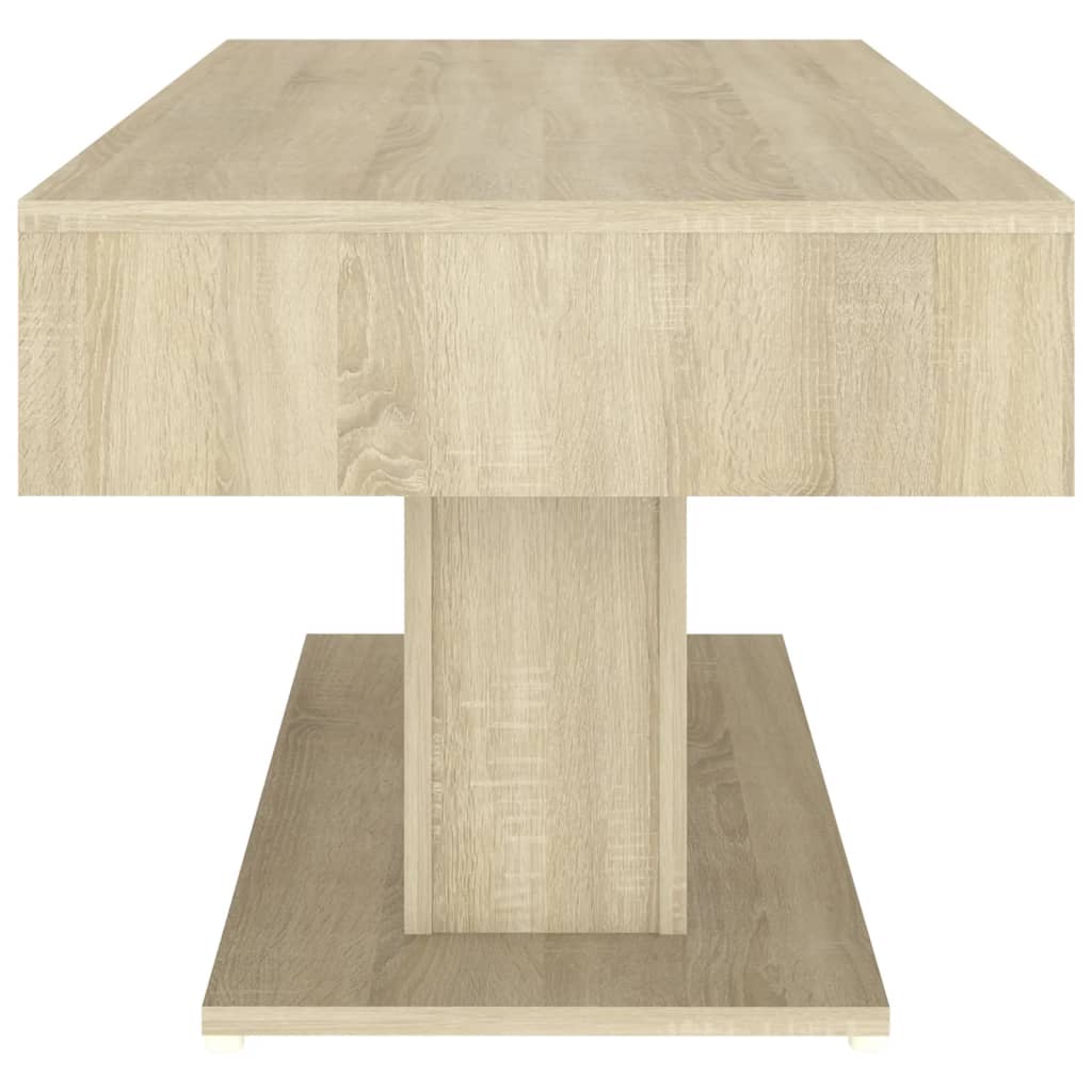 Table basse chêne sonoma 96x50x45 cm bois d'ingénierie - XIOS