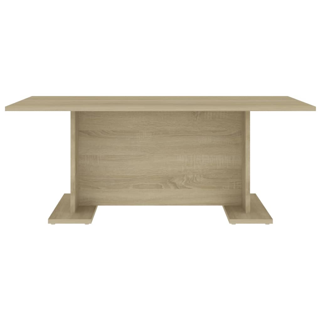 Table basse chêne sonoma 103,5x60x40 cm bois d'ingénierie - XIOS