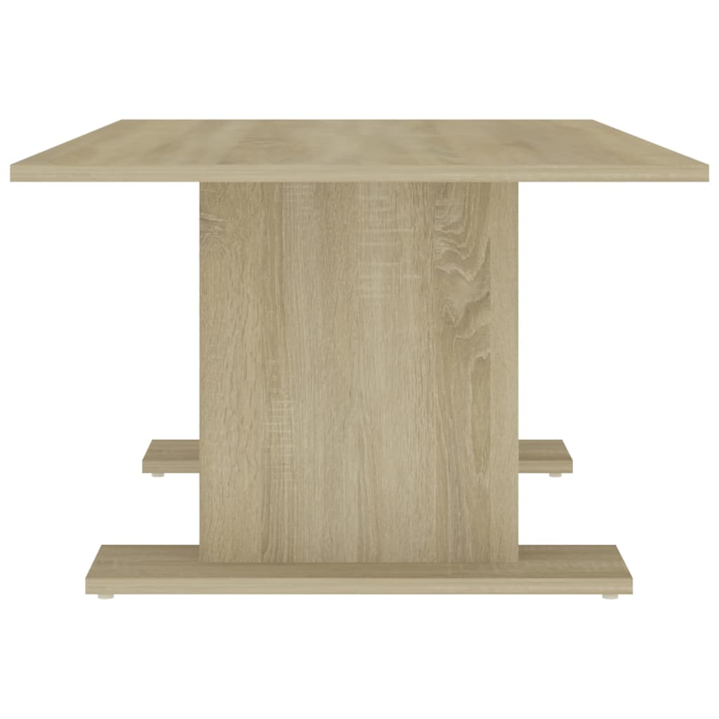 Table basse chêne sonoma 103,5x60x40 cm bois d'ingénierie - XIOS