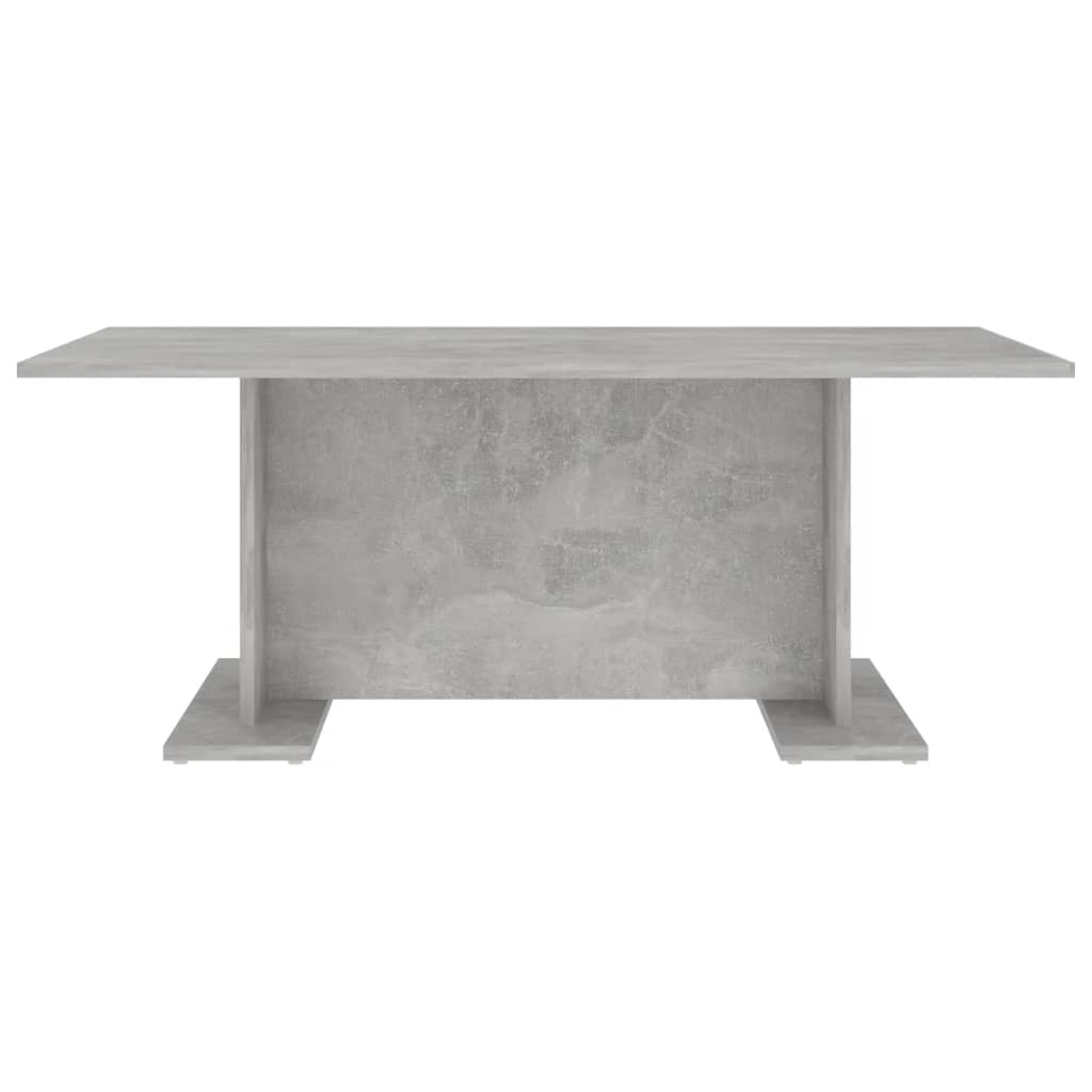 Table basse gris béton 103,5x60x40 cm bois d'ingénierie - XIOS