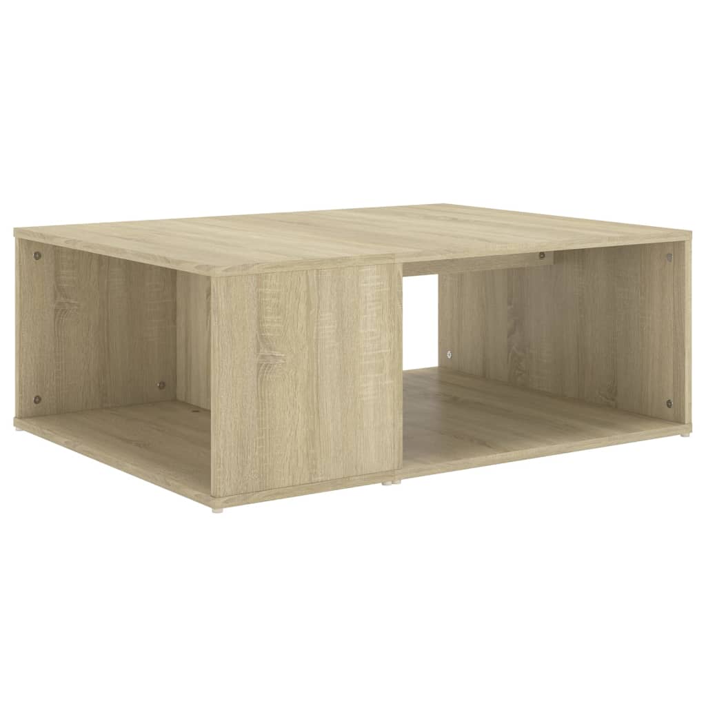 Table basse chêne sonoma 90x67x33 cm bois d'ingénierie - XIOS