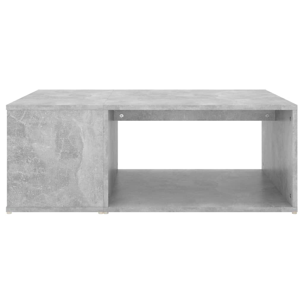 Table basse gris béton 90x67x33 cm bois d'ingénierie - XIOS