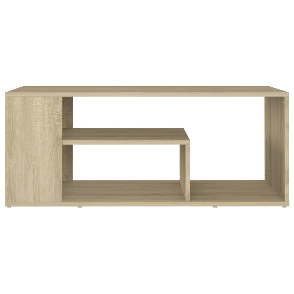 Table basse chêne sonoma 100x50x40 cm bois d'ingénierie - XIOS