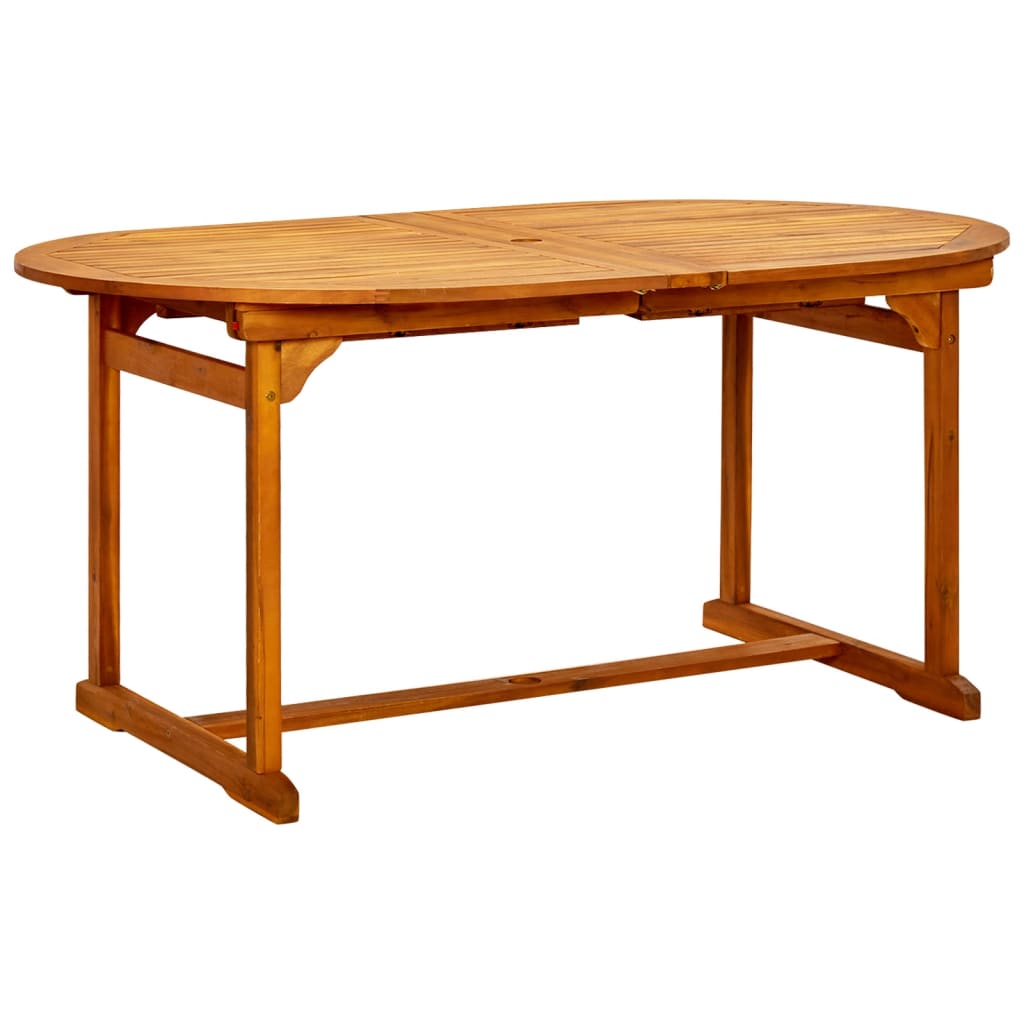 Ensemble à manger de jardin 7 pcs Bois d'acacia massif 160-240 cm - XIOS