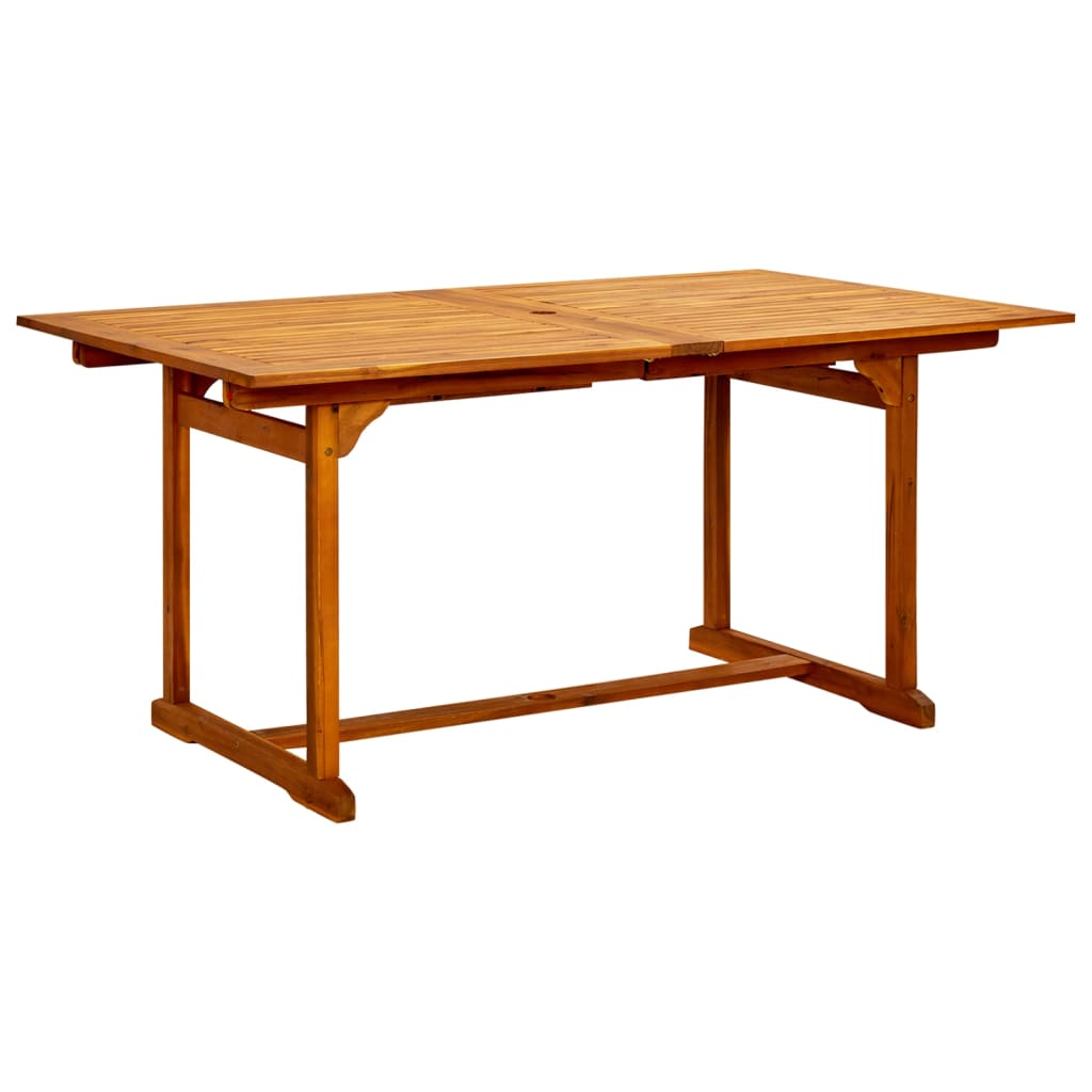 Ensemble à manger de jardin 7 pcs Bois d'acacia massif 160-240 cm - XIOS