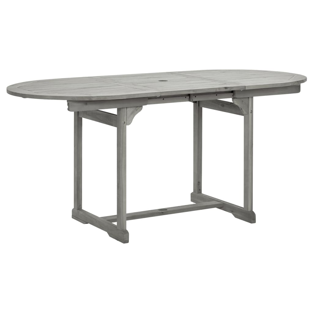 Ensemble à manger de jardin 7 pcs Bois d'acacia solide