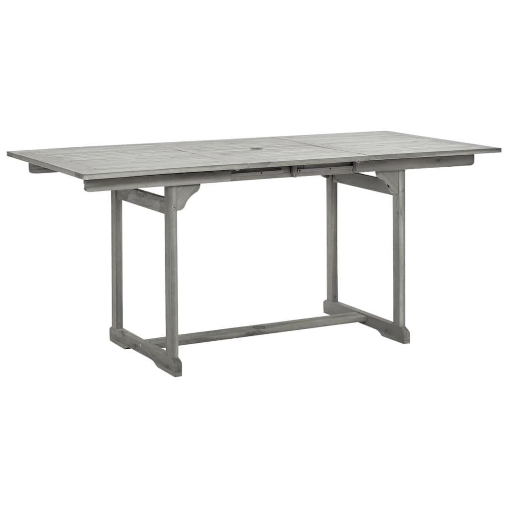Ensemble à manger de jardin 7 pcs Bois d'acacia solide