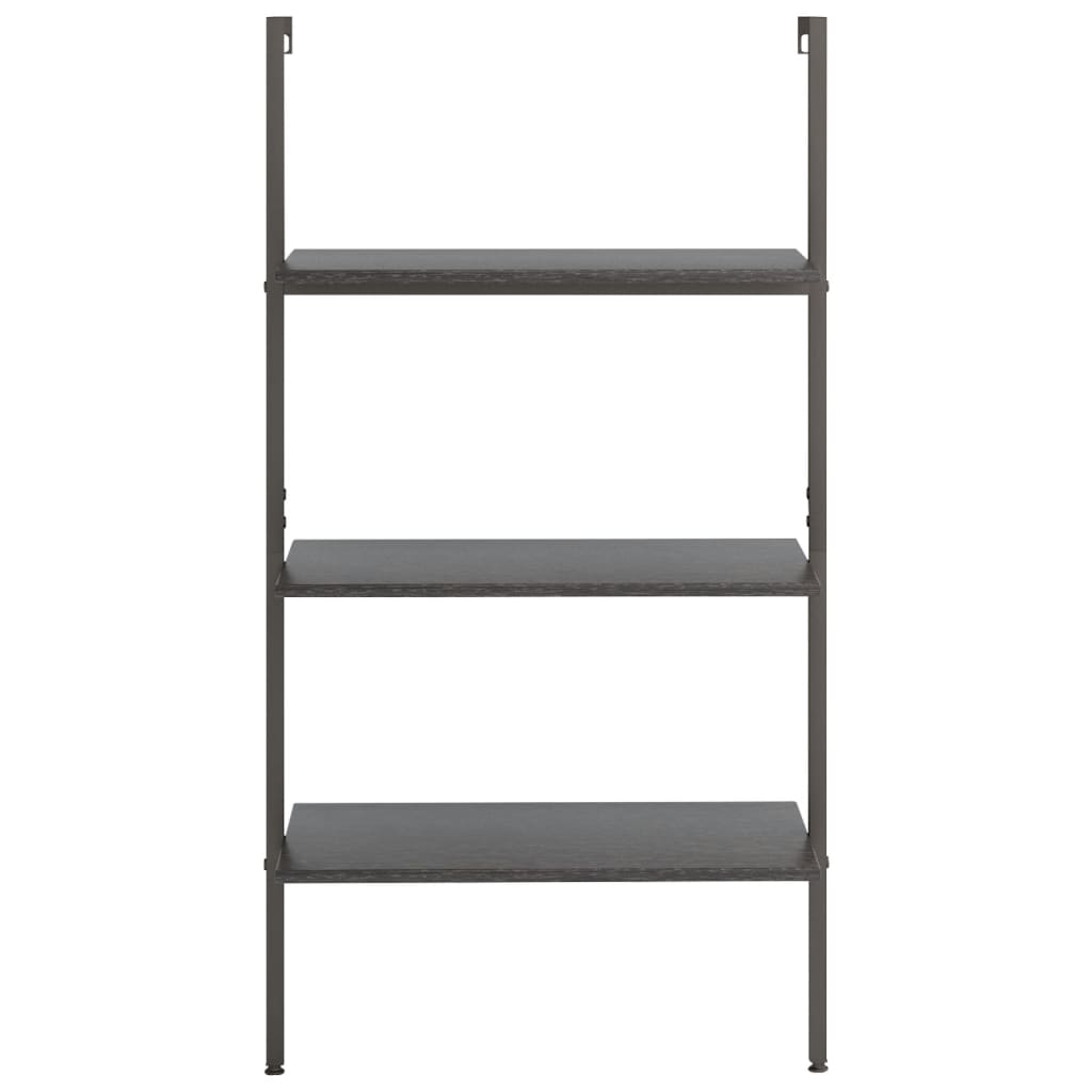 Étagère inclinée à 3 niveaux Noir 64x35x120,5 cm - XIOS