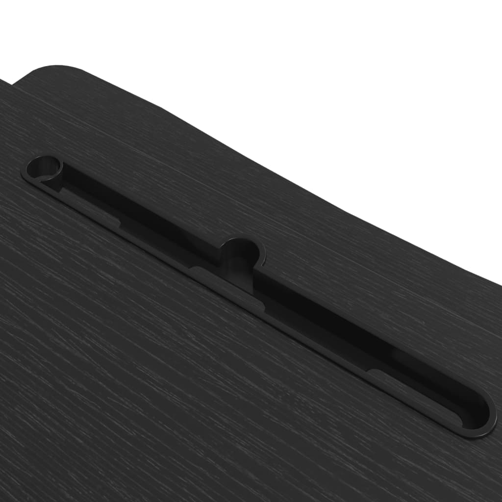 Bureau de travail réglable 90x40x(13-50) cm Acier et bois - XIOS