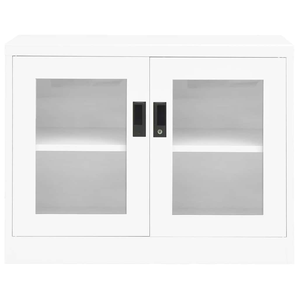 Armoire de bureau Blanc 90x40x70 cm Acier - XIOS
