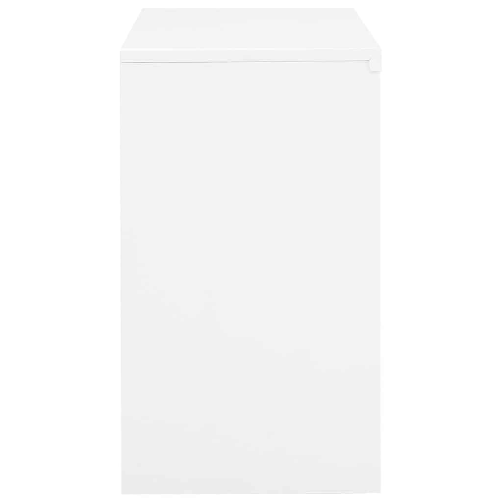 Armoire de bureau Blanc 90x40x70 cm Acier - XIOS