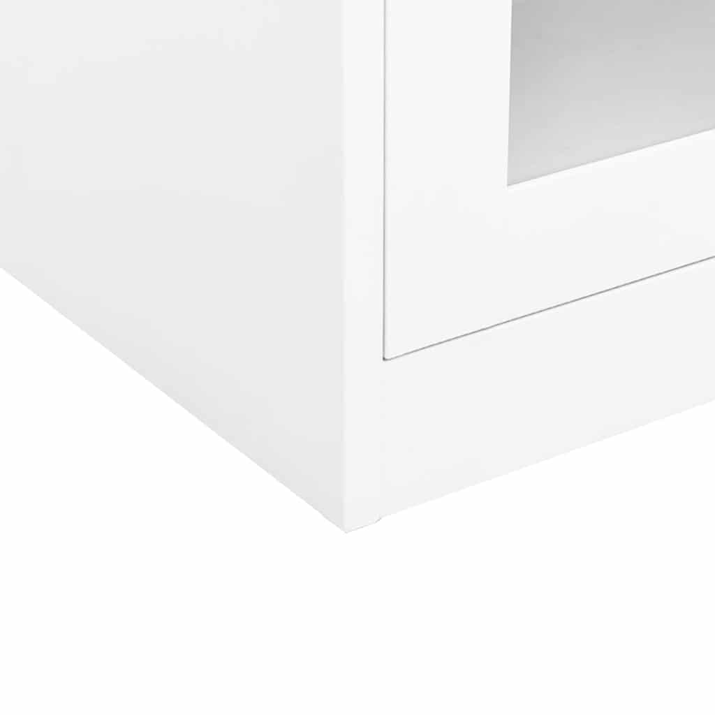 Armoire de bureau Blanc 90x40x70 cm Acier - XIOS