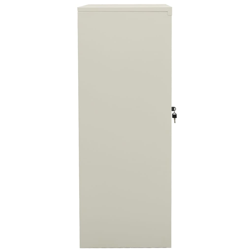Armoire de bureau Gris clair 90x40x105 cm Acier - XIOS