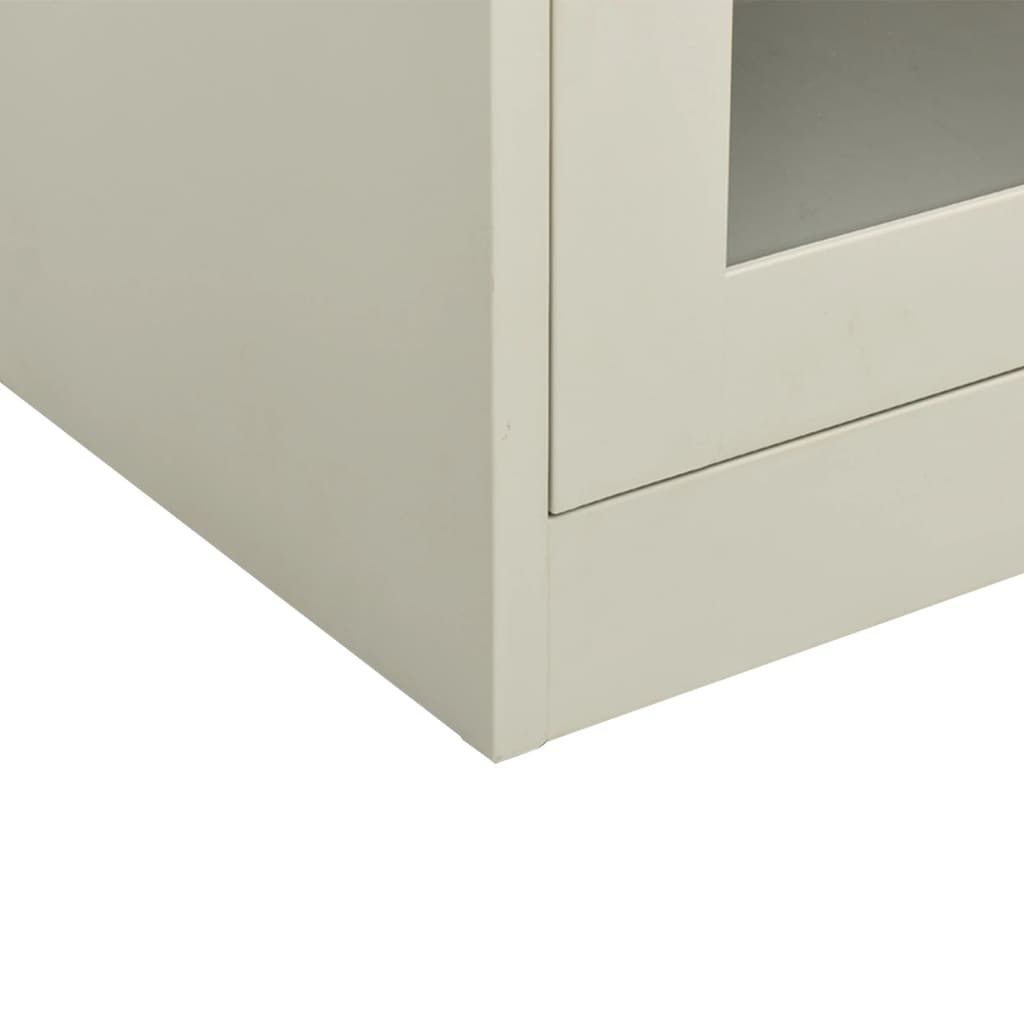 Armoire de bureau Gris clair 90x40x105 cm Acier - XIOS