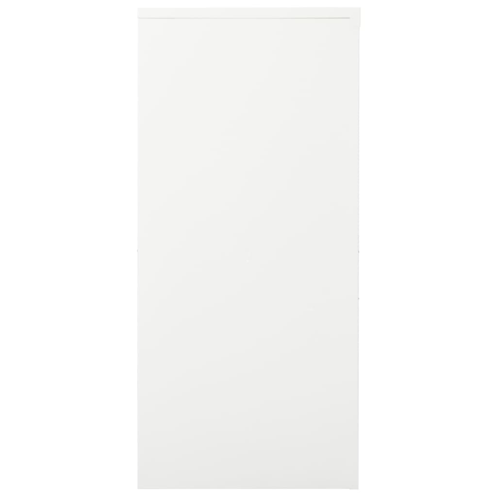 Armoire à portes coulissantes Blanc 90x40x90 cm Acier - XIOS