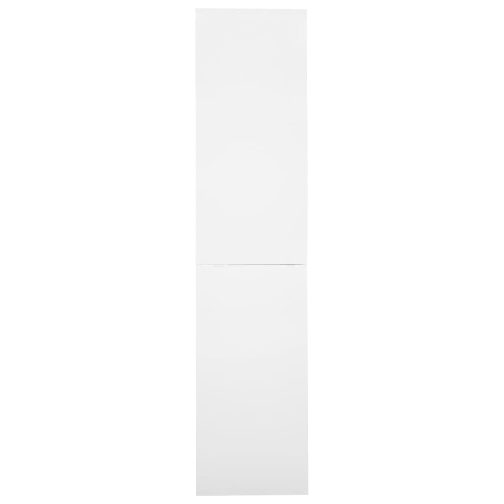 Armoire de bureau et porte coulissante Blanc 90x40x180 cm Acier - XIOS