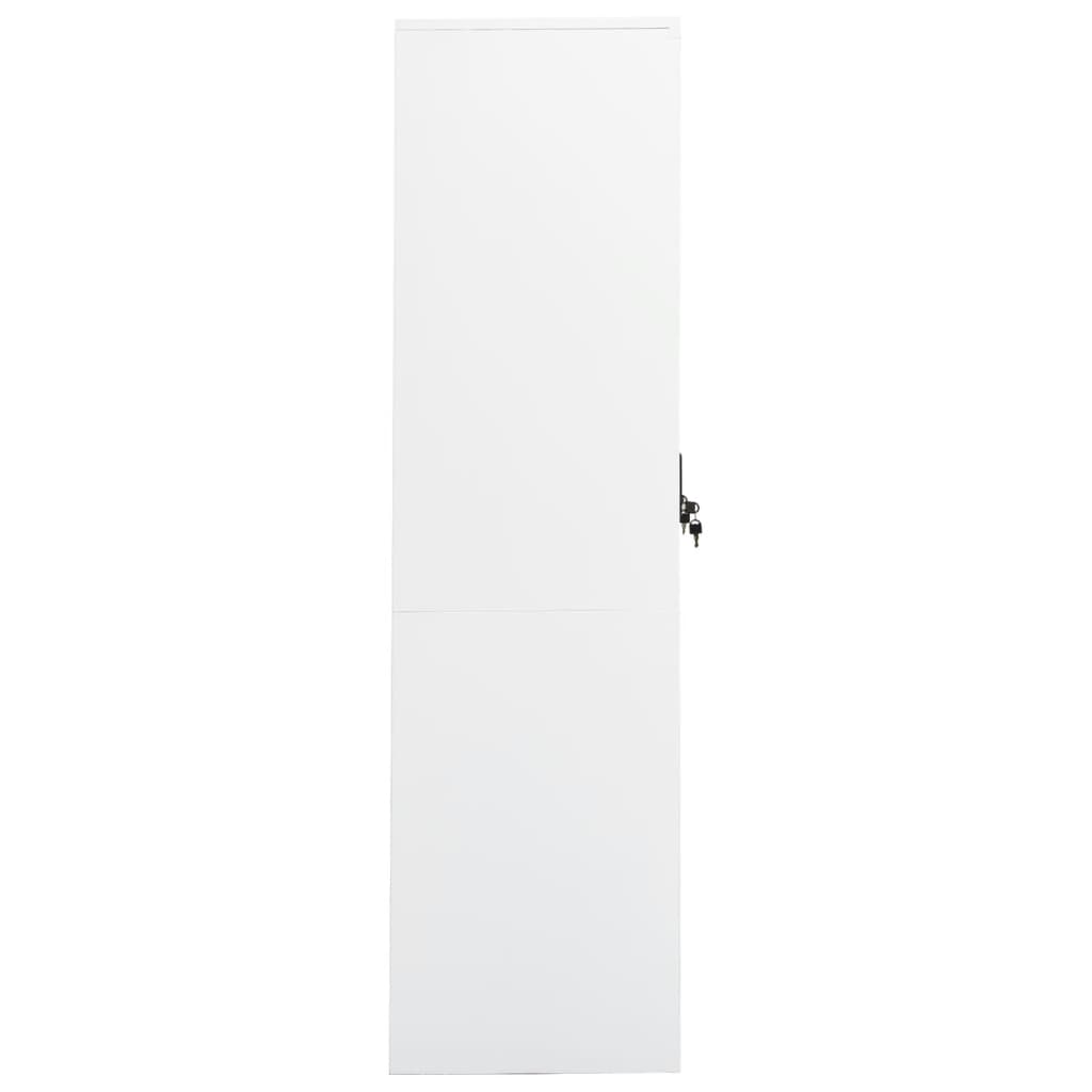 Garde-robe Blanc 80x50x180 cm Acier - XIOS