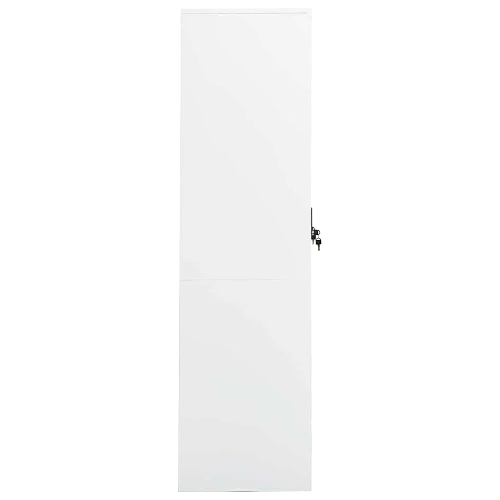 Garde-robe Blanc 80x50x180 cm Acier - XIOS