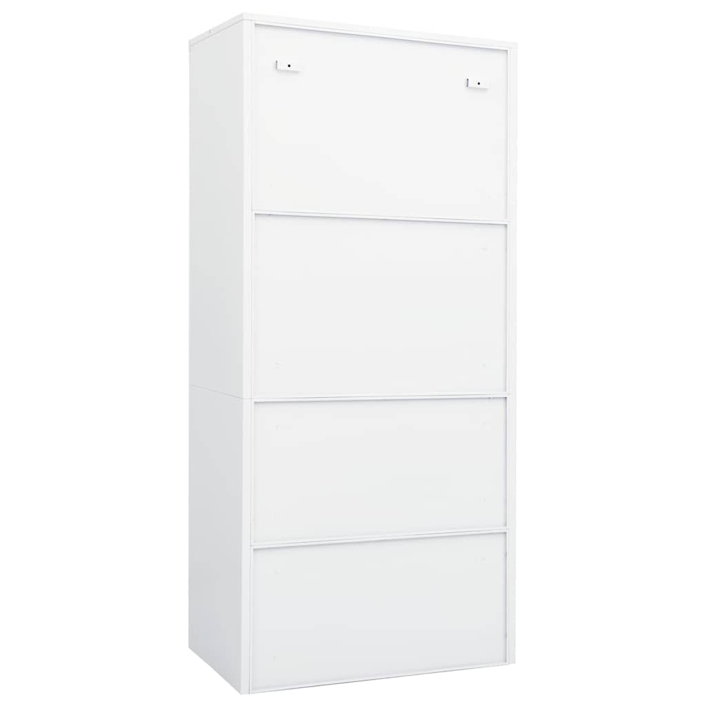 Garde-robe Blanc 80x50x180 cm Acier - XIOS