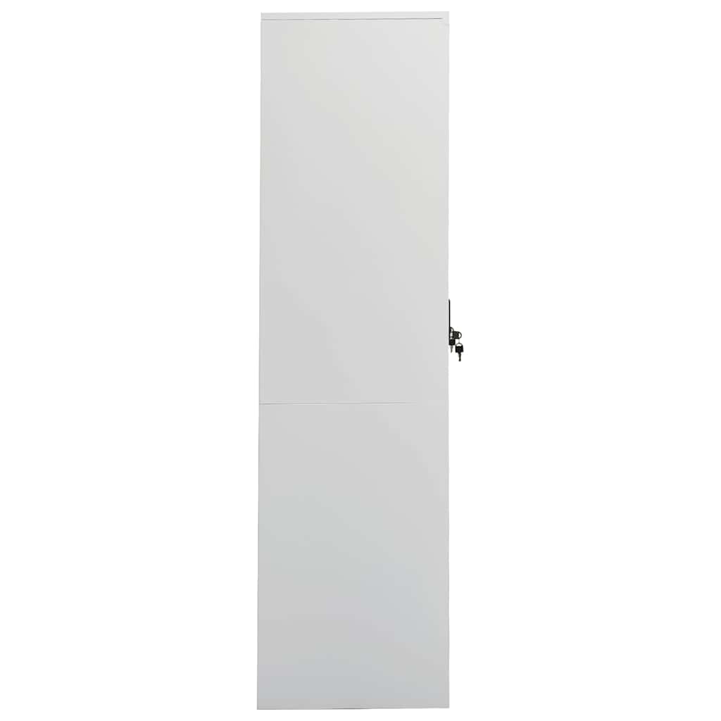 Garde-robe Gris clair 80x50x180 cm Acier - XIOS