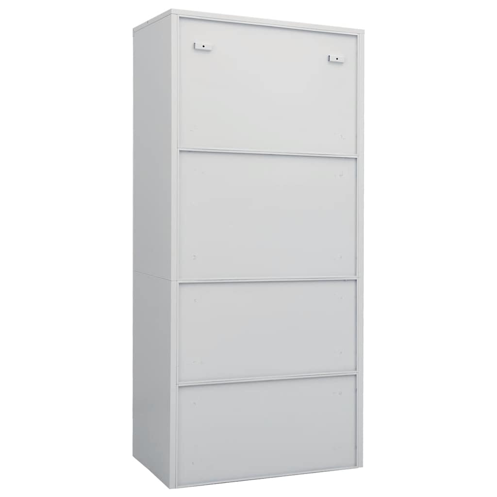 Garde-robe Gris clair 80x50x180 cm Acier - XIOS