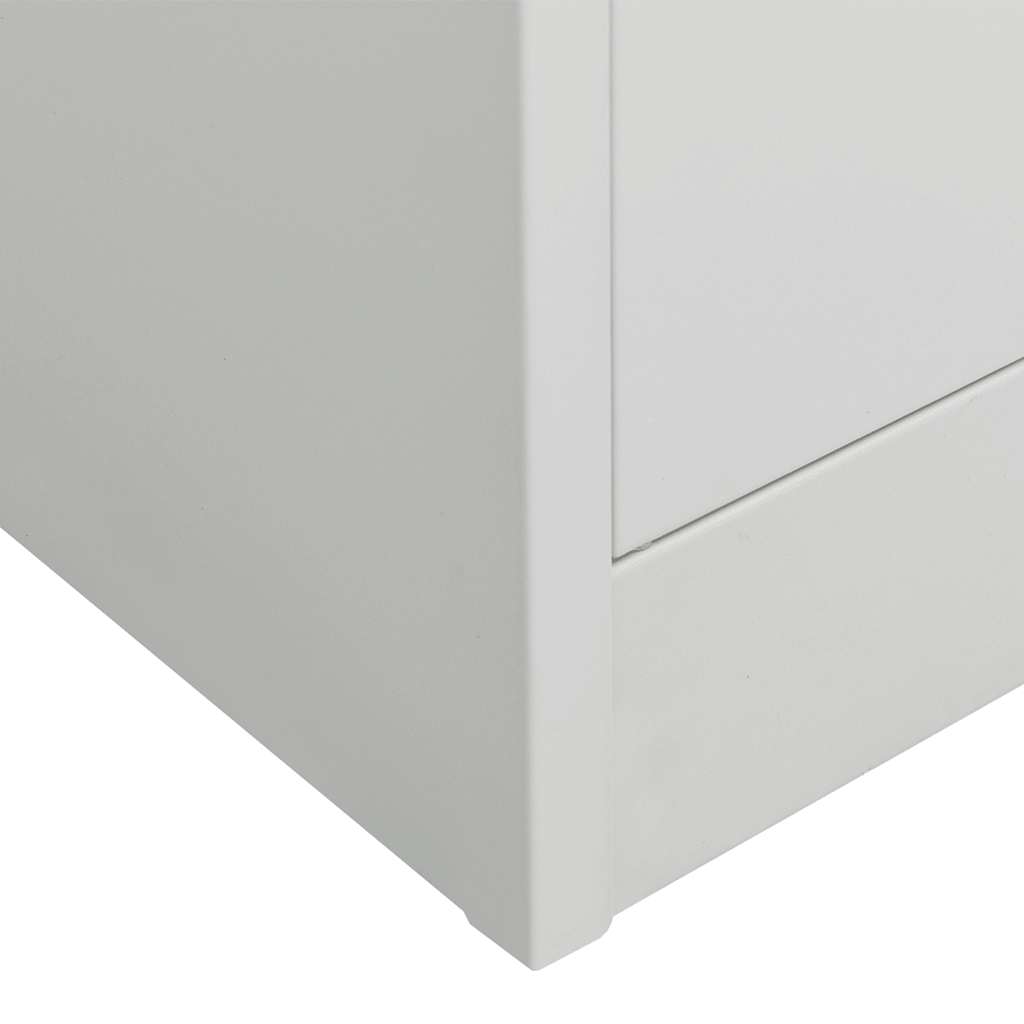 Garde-robe Gris clair 80x50x180 cm Acier - XIOS