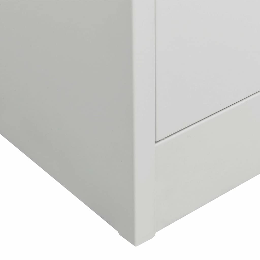Garde-robe Gris clair 80x50x180 cm Acier