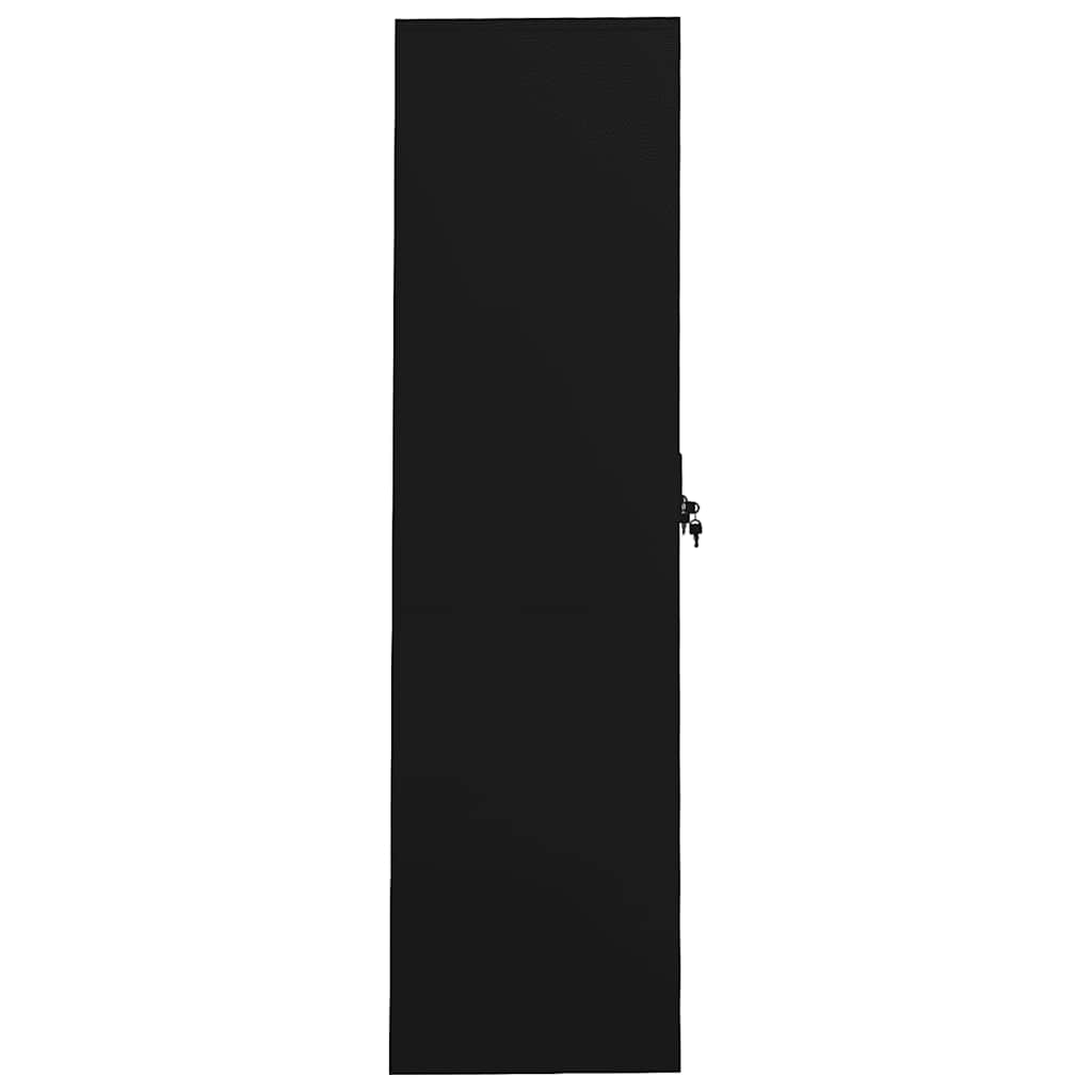 Garde-robe Noir 80x50x180 cm Acier - XIOS