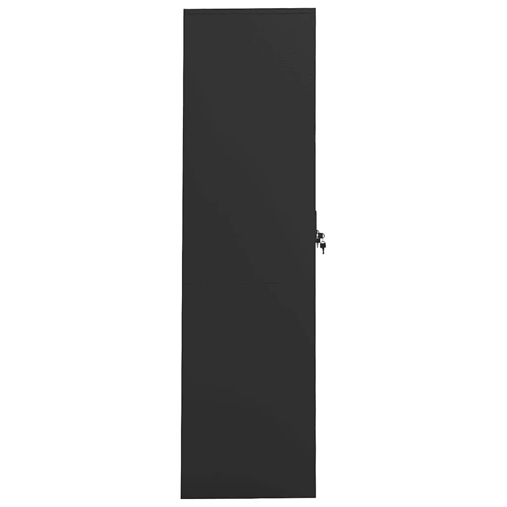 Garde-robe Anthracite 80x50x180 cm Acier - XIOS