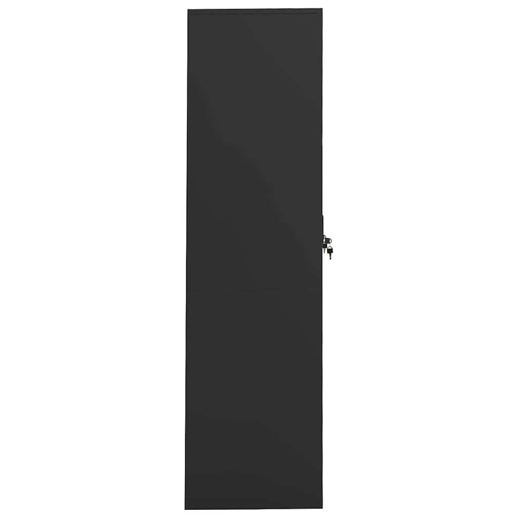 Garde-robe Anthracite 80x50x180 cm Acier