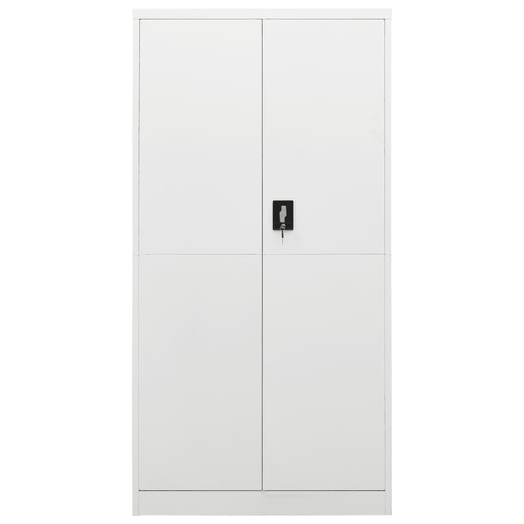Armoire à casiers Blanc 90x40x180 cm Acier
