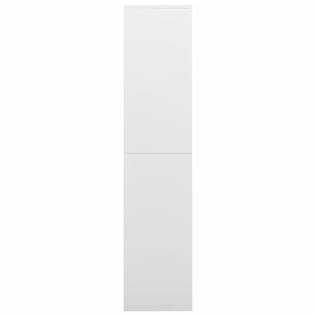 Armoire à casiers Blanc 90x40x180 cm Acier - XIOS