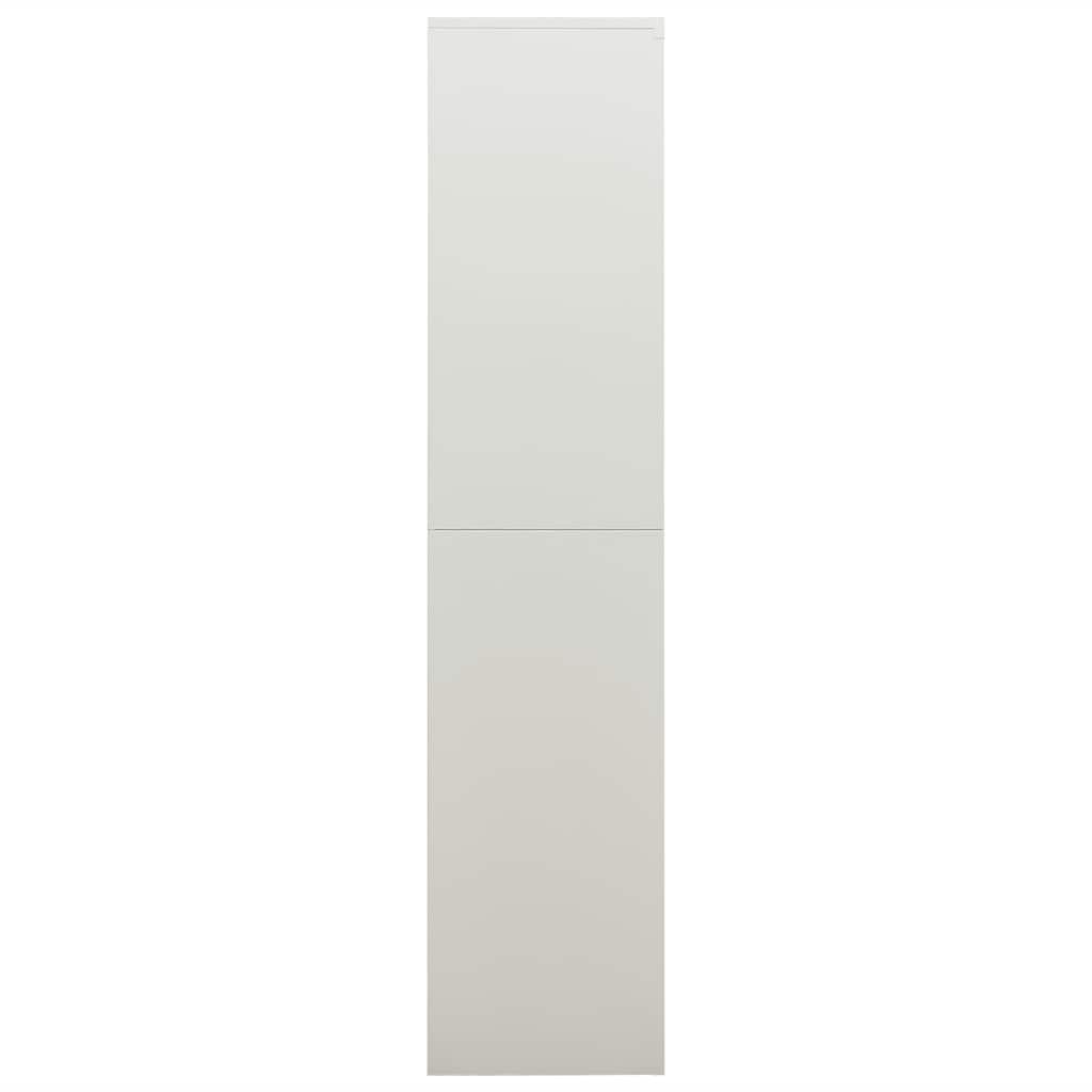 Armoire à casiers Gris clair 90x40x180 cm Acier - XIOS