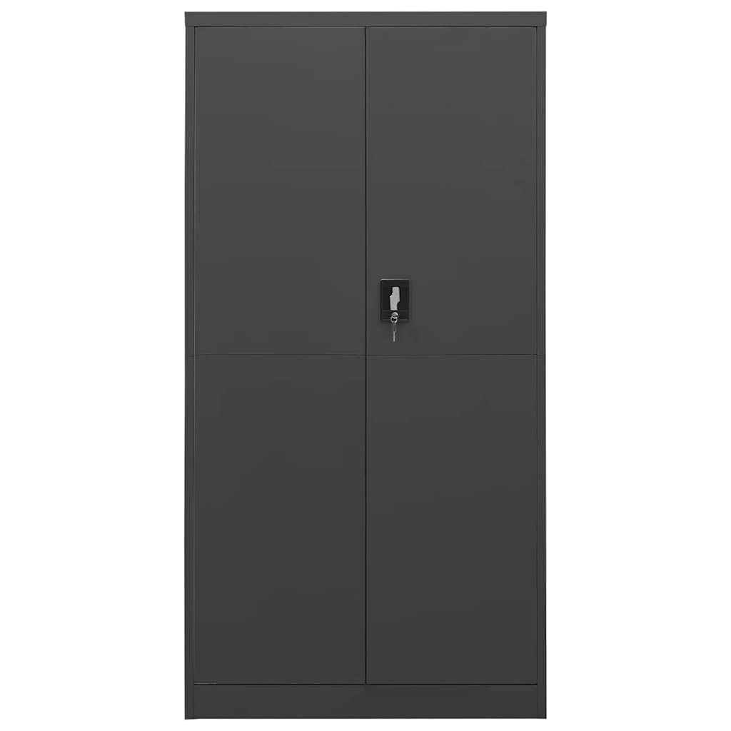 Armoire à casiers Anthracite 90x40x180 cm Acier - XIOS