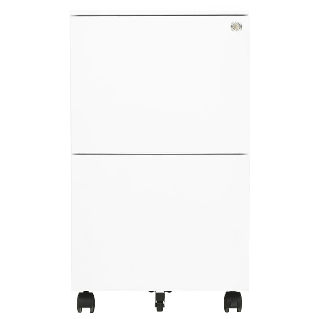 Classeur mobile Blanc 39x45x67 cm Acier - XIOS