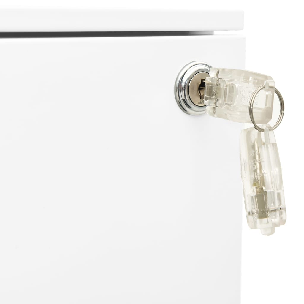 Classeur mobile Blanc 39x45x67 cm Acier - XIOS